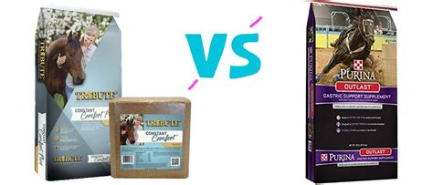 Topdress supplement by <b>Tribute</b> to help soothe and <b>comfort</b> your horse's hindgut system. . Tribute constant comfort vs purina outlast